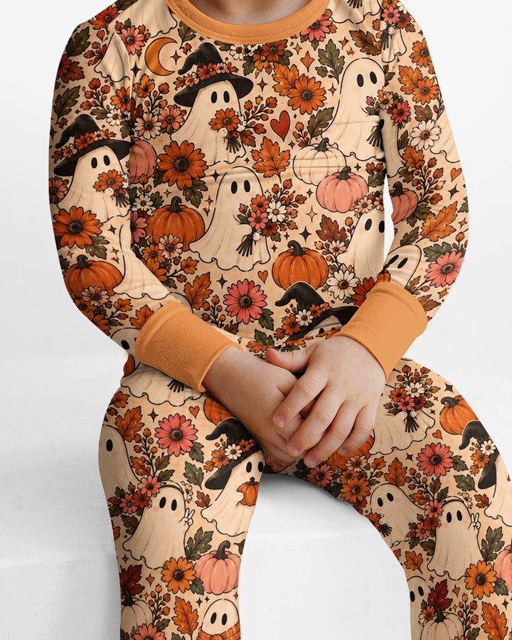 Guess Who Is A Romantic Ghost Bamboo Two Piece Long Sleeve Pajama Set