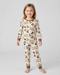 Coquette Western Howdy Christmas Bamboo Two Piece Long Sleeve Pajama Set