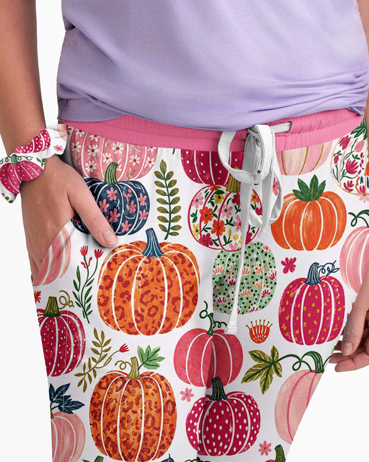 Pumpkin Patch Party Bamboo Women Pajama Set