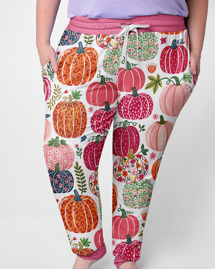 Pumpkin Patch Party Bamboo Women Pajama Set
