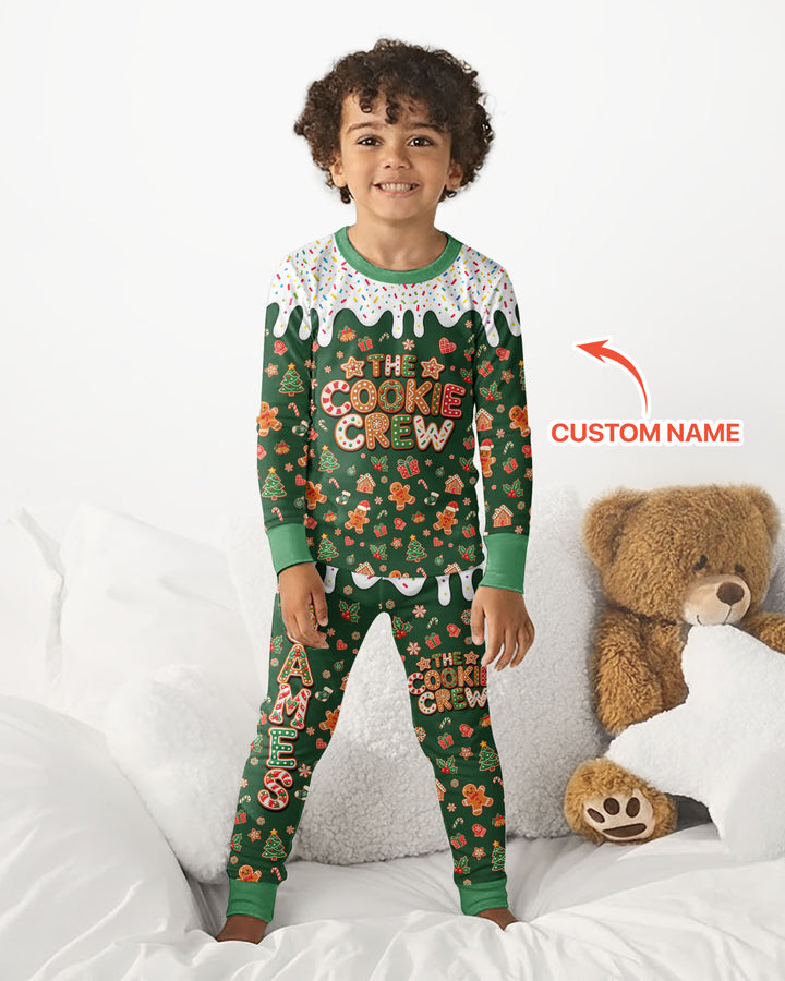 The Cookie Crew Family Matching Bamboo Two Piece Long Sleeve Pajama Set