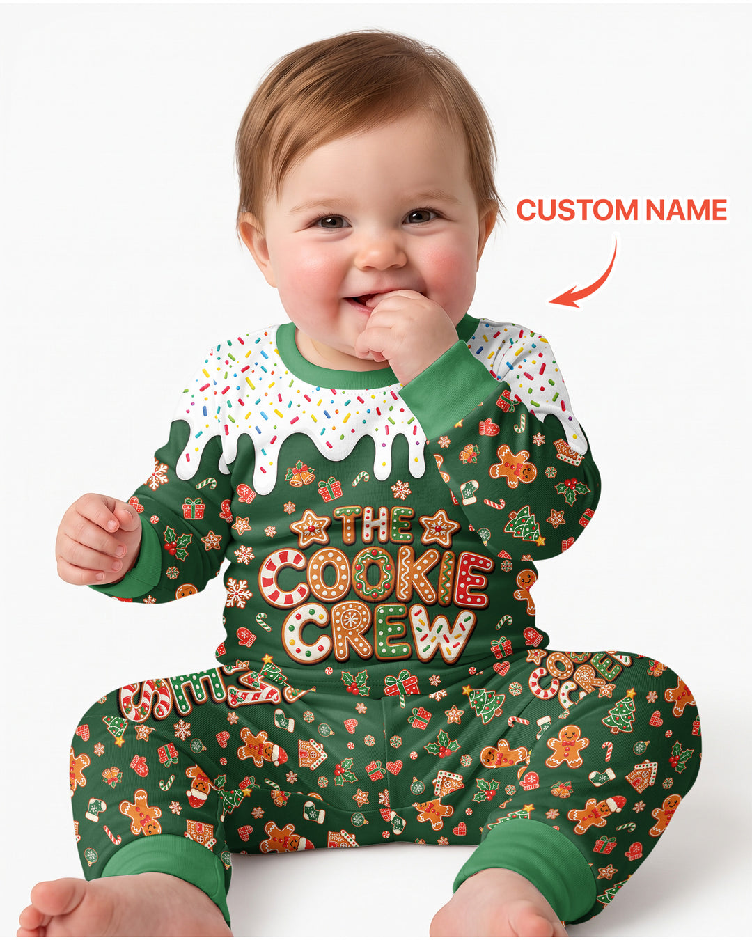 The Cookie Crew Family Matching Bamboo Two Piece Long Sleeve Pajama Set