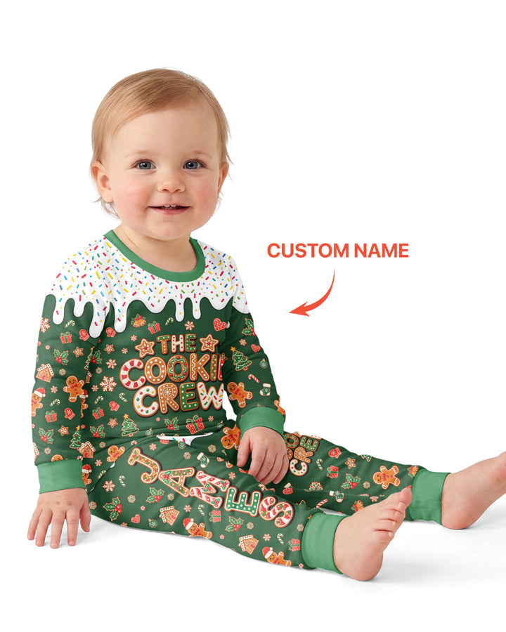 The Cookie Crew Family Matching Bamboo Two Piece Long Sleeve Pajama Set