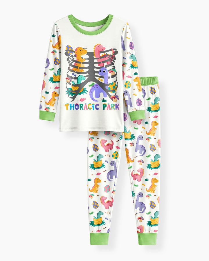 Thoracic Park Bamboo Two Piece Long Sleeve Pajama Set