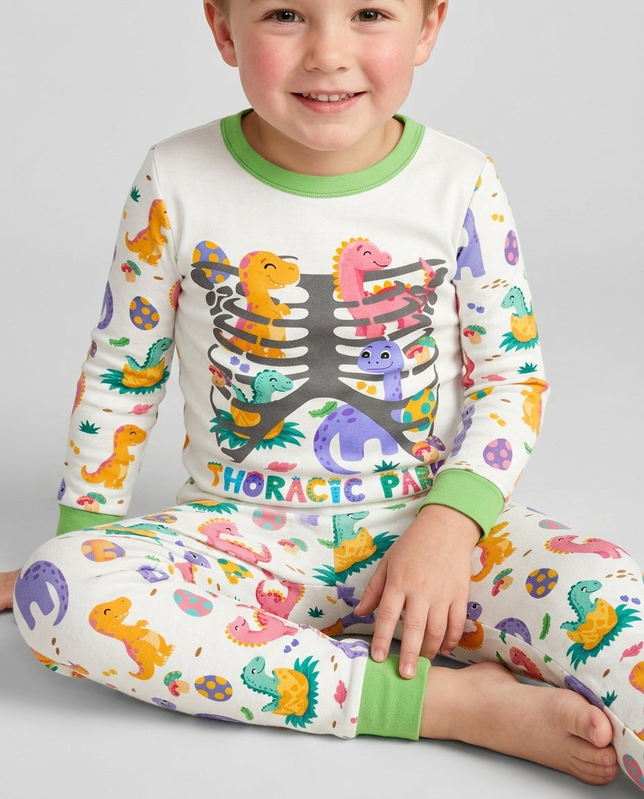 Thoracic Park Bamboo Two Piece Long Sleeve Pajama Set