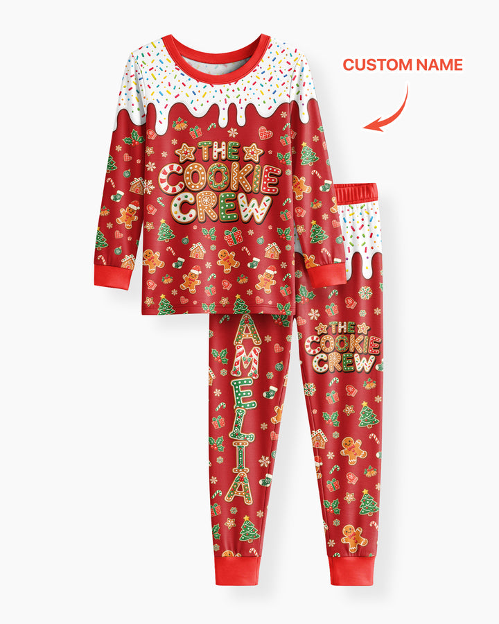 The Cookie Crew Family Matching Bamboo Two Piece Long Sleeve Pajama Set
