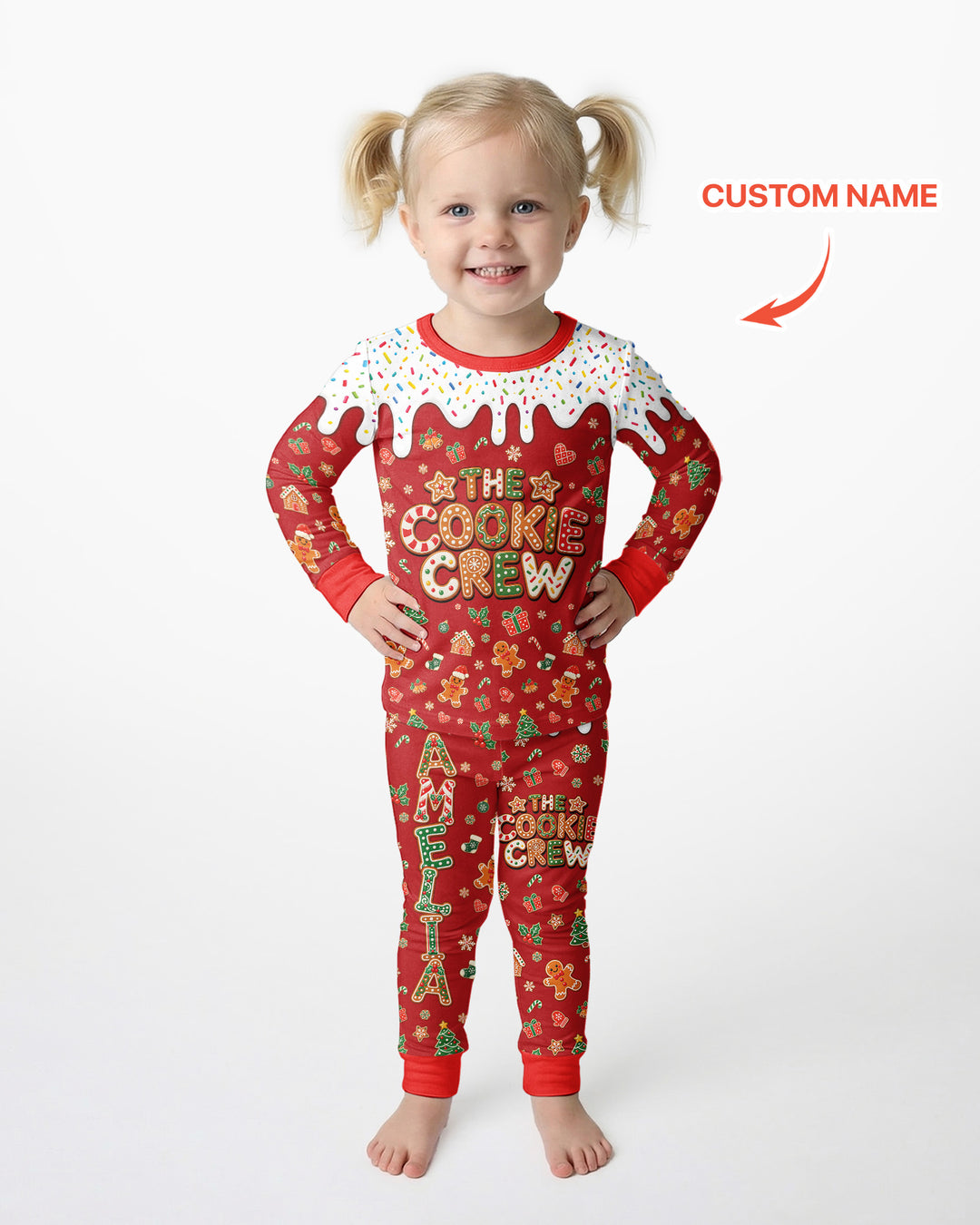 The Cookie Crew Family Matching Bamboo Two Piece Long Sleeve Pajama Set