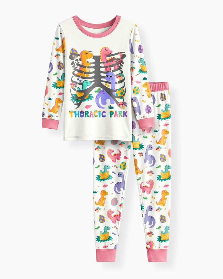 Thoracic Park Bamboo Two Piece Long Sleeve Pajama Set
