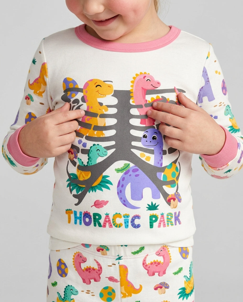 Thoracic Park Bamboo Two Piece Long Sleeve Pajama Set