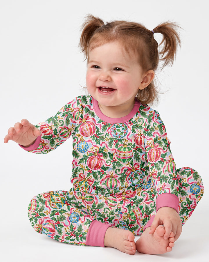 Hippie Holiday Bamboo Two Piece Long Sleeve Pajama Set