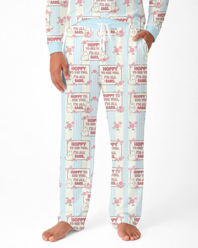 Hoppy To See You Bamboo Men Pajama Set