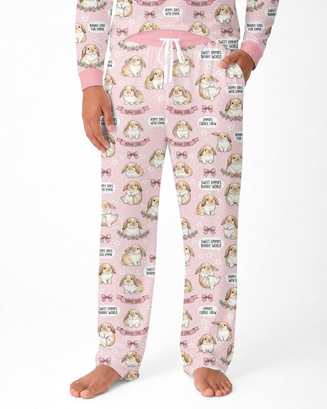 Sweet Bunny Worlds Bamboo Men Pajama Set