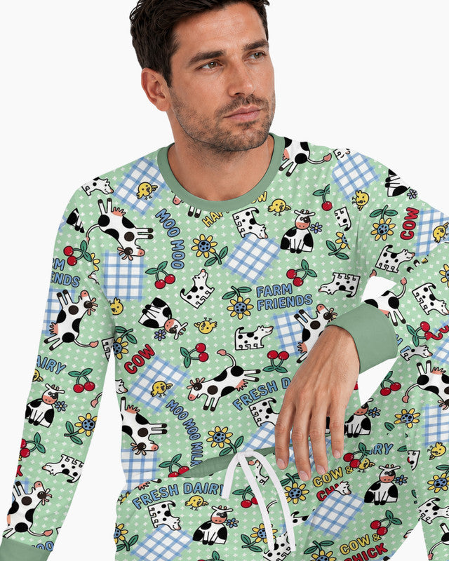 Moo Moo Chick Bamboo Men Pajama Set