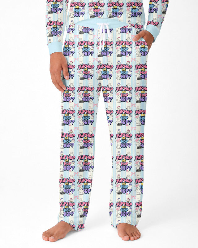 Boombox Bunny Bamboo Men Pajama Set
