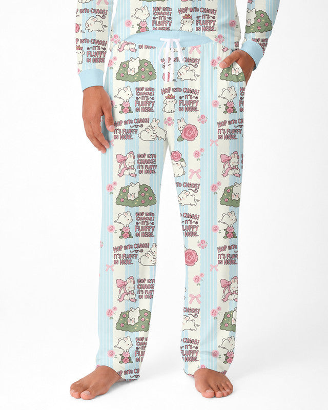 Hop Into Chaos Bamboo Men Pajama Set