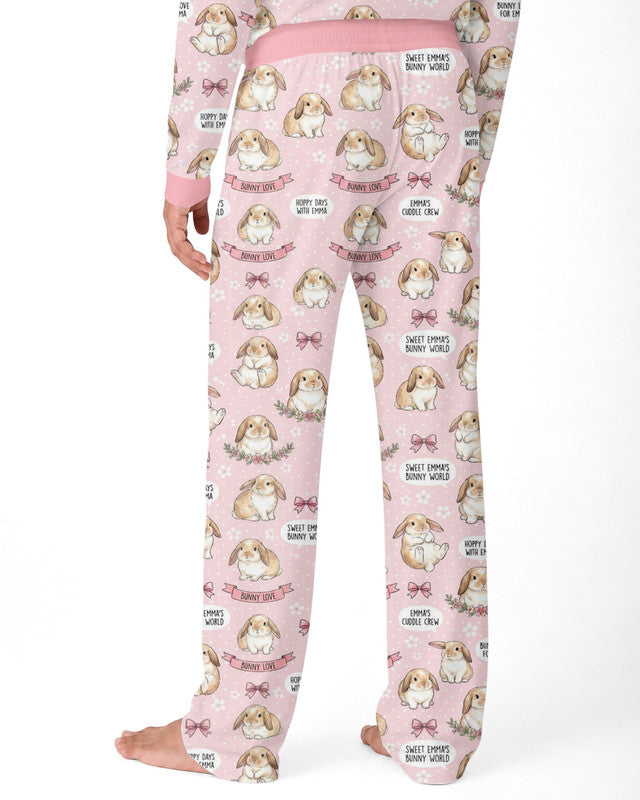 Sweet Bunny Worlds Bamboo Men Pajama Set