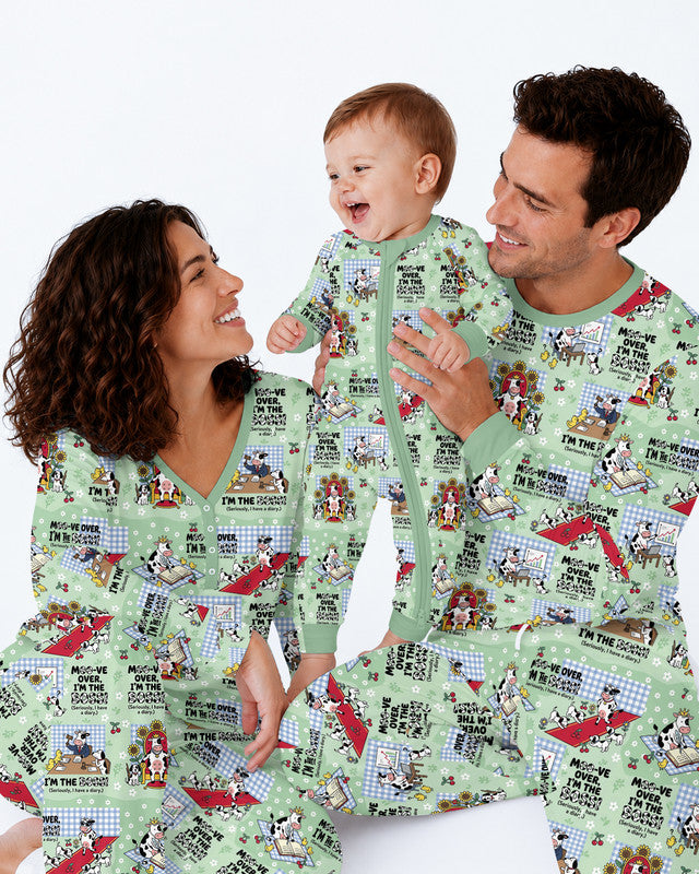 Moove Over Im The Boss Bamboo Men Pajama Set