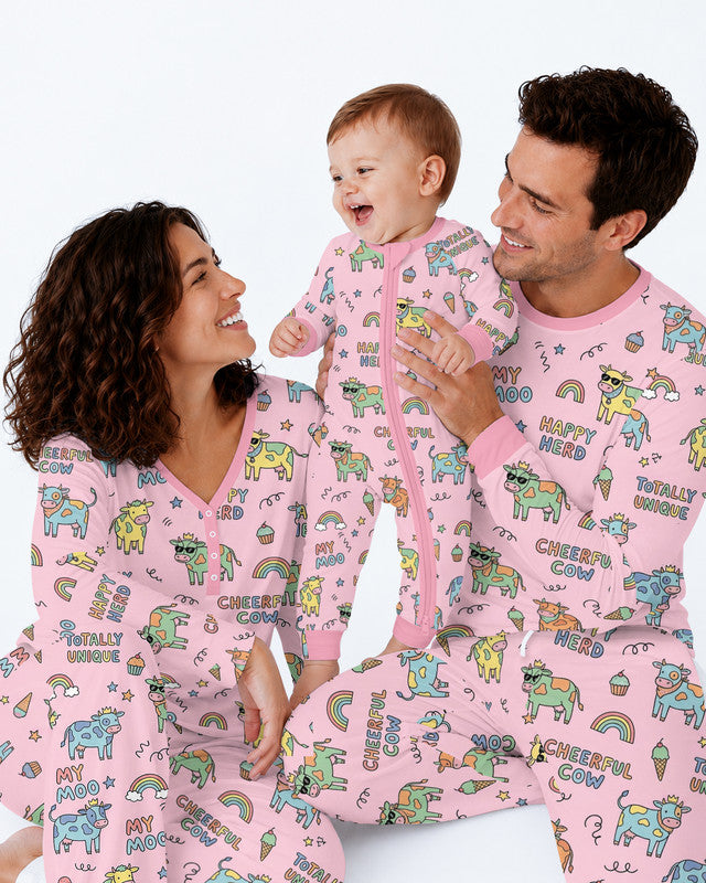Not Your Ordinary Cow Bamboo Men Pajama Set