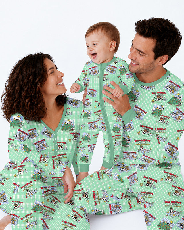 Mission Im-moo-sible Bamboo Men Pajama Set