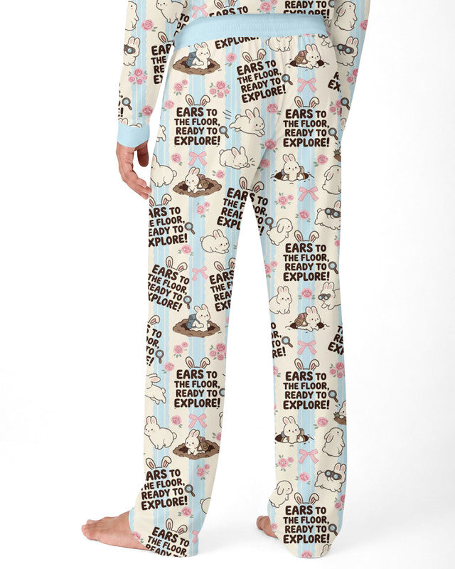 Ears To The Floor Bamboo Men Pajama Set