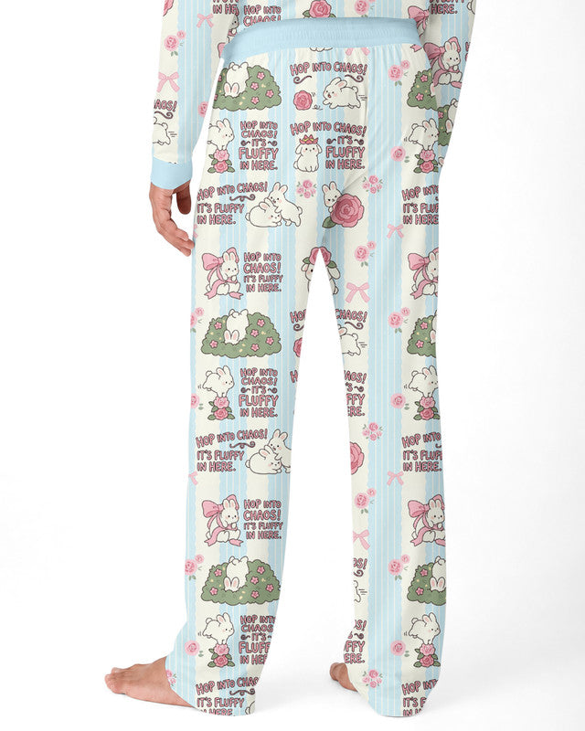 Hop Into Chaos Bamboo Men Pajama Set