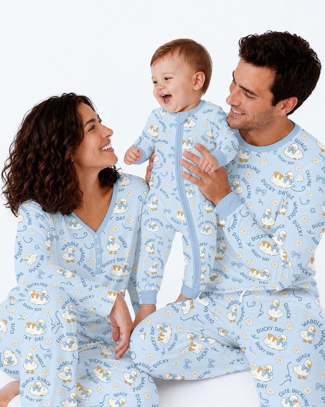 Happy Ducky Day Bamboo Men Pajama Set