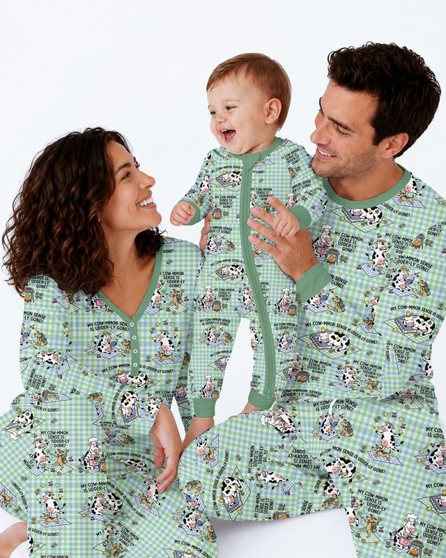Common Sense Is Udderly Gone Bamboo Men Pajama Set