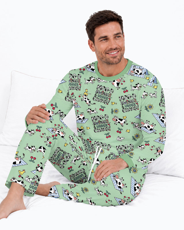 The Udderly Secret Journal Bamboo Men Pajama Set