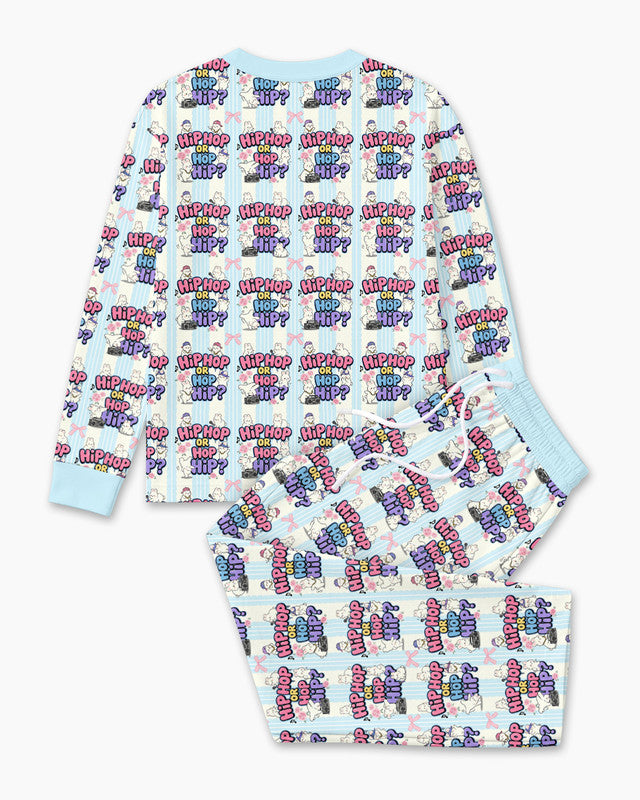 Boombox Bunny Bamboo Men Pajama Set