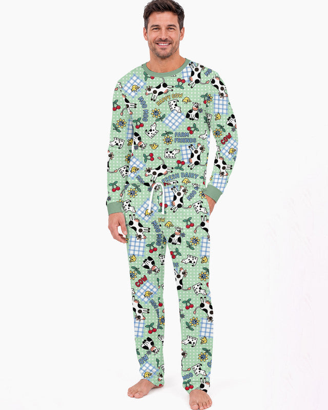 Moo Moo Chick Bamboo Men Pajama Set