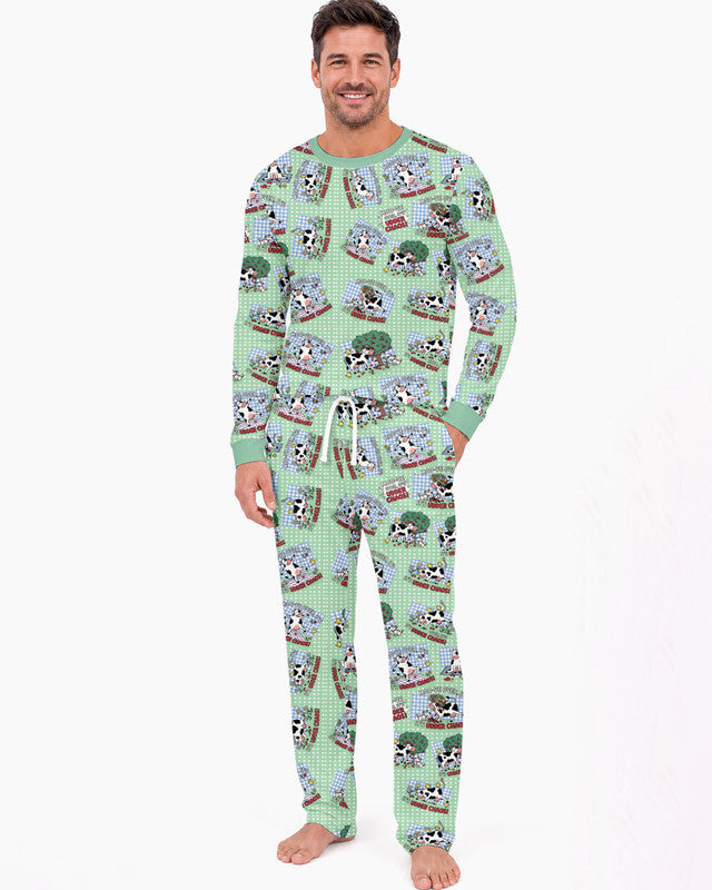 Udder Chaos Bamboo Men Pajama Set