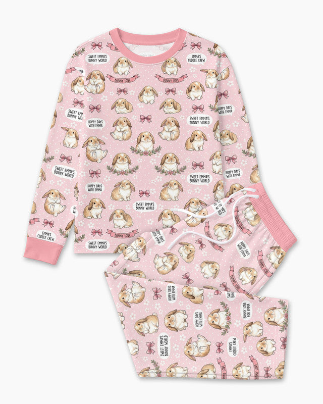 Sweet Bunny Worlds Bamboo Men Pajama Set