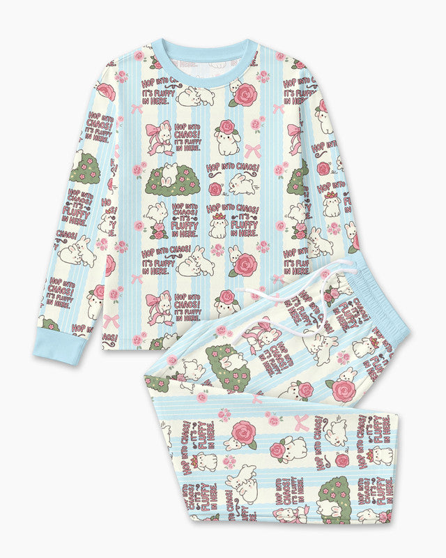 Hop Into Chaos Bamboo Men Pajama Set
