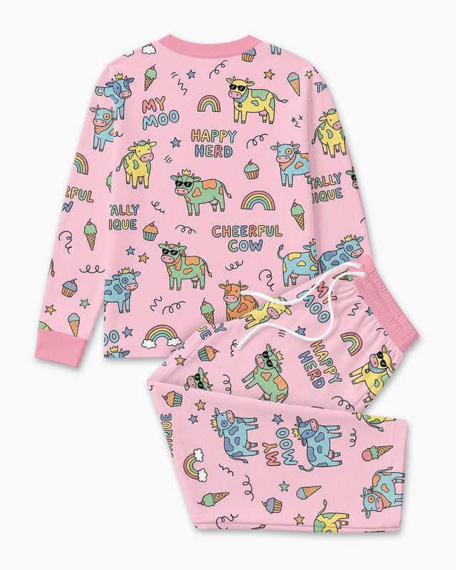 Not Your Ordinary Cow Bamboo Men Pajama Set