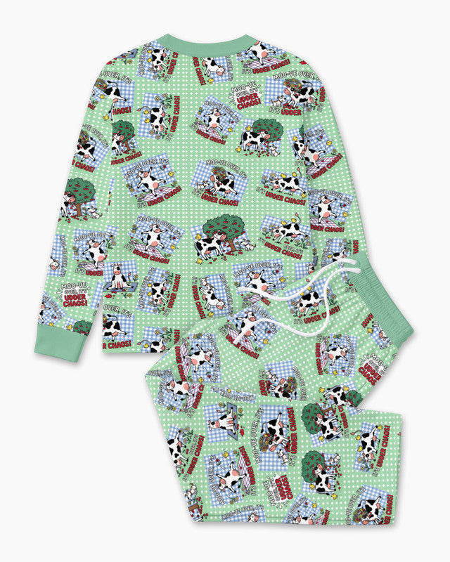Udder Chaos Bamboo Men Pajama Set