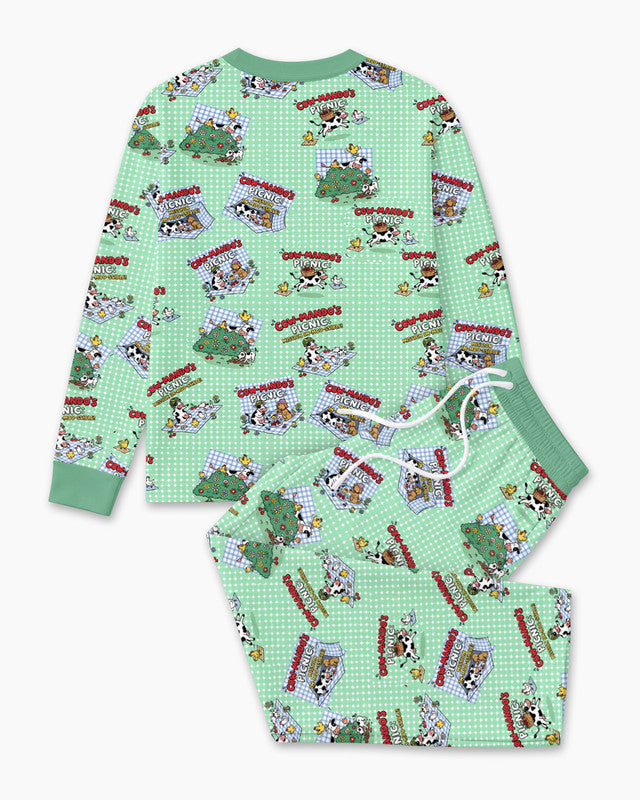 Mission Im-moo-sible Bamboo Men Pajama Set