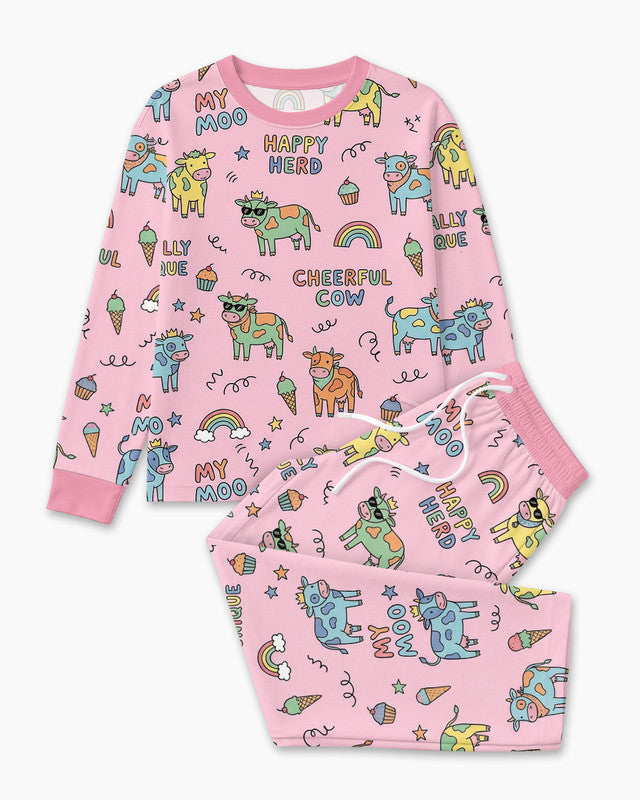 Not Your Ordinary Cow Bamboo Men Pajama Set