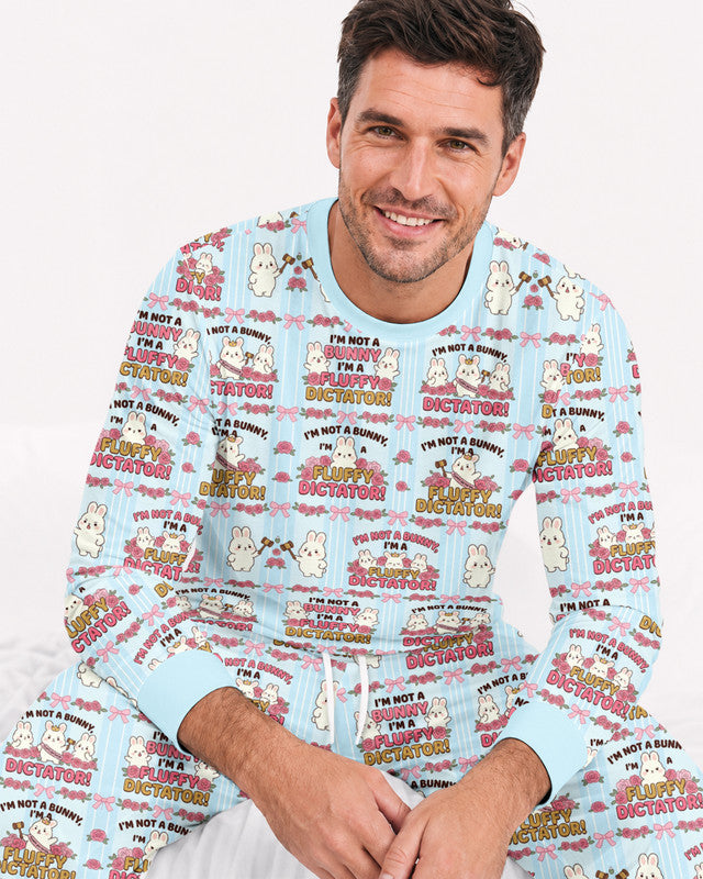 Bossy Bunny Bamboo Men Pajama Set