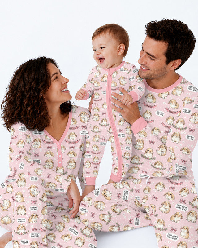 Sweet Bunny Worlds Bamboo Men Pajama Set