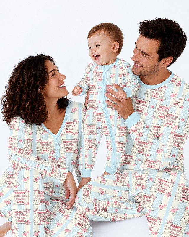 Hoppy To See You Bamboo Men Pajama Set