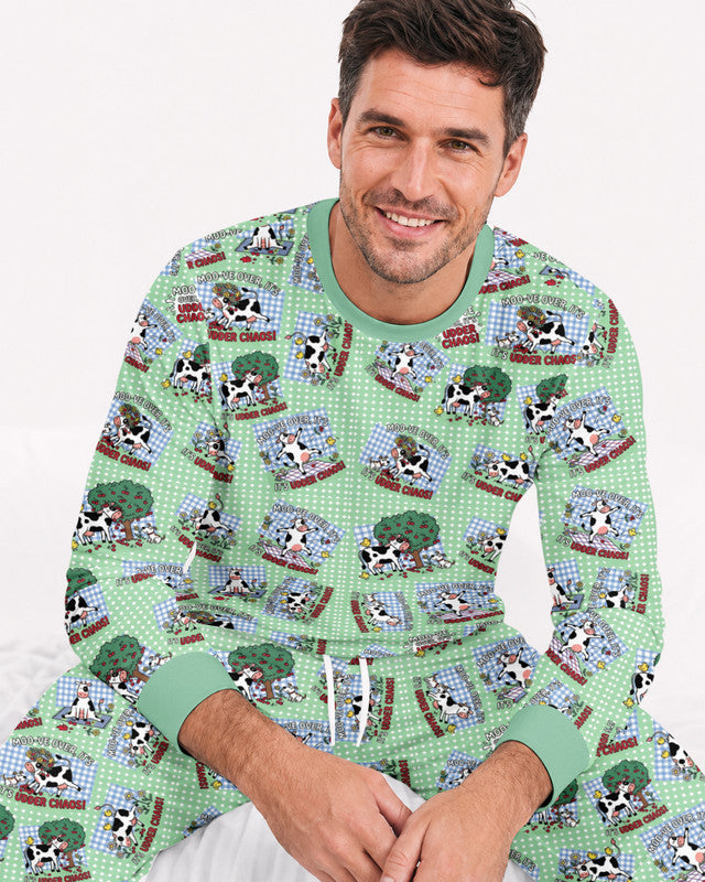 Udder Chaos Bamboo Men Pajama Set