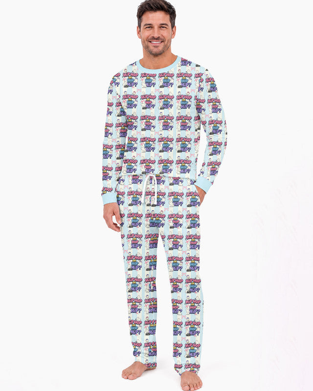 Boombox Bunny Bamboo Men Pajama Set