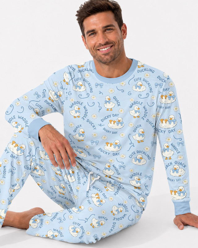 Happy Ducky Day Bamboo Men Pajama Set