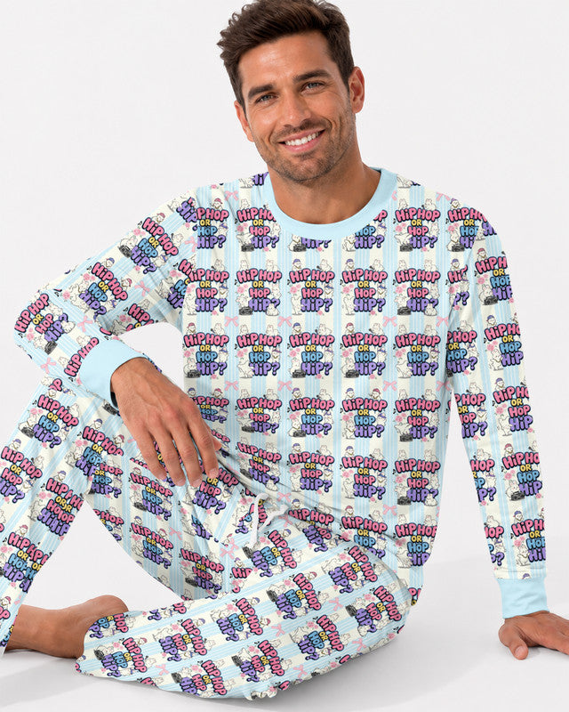 Boombox Bunny Bamboo Men Pajama Set