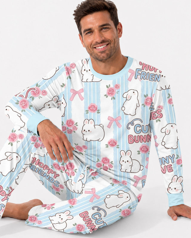 Hoppy Friends Bamboo Men Pajama Set
