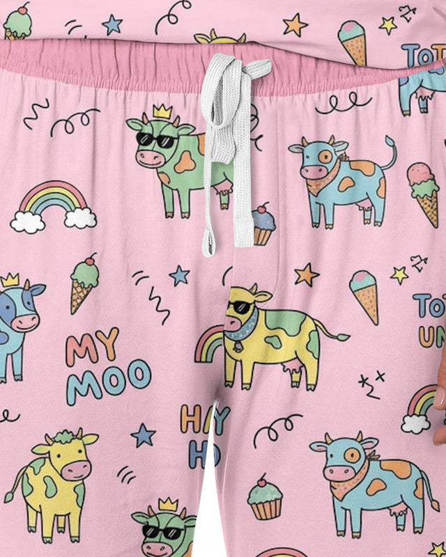 Not Your Ordinary Cow Bamboo Men Pajama Set