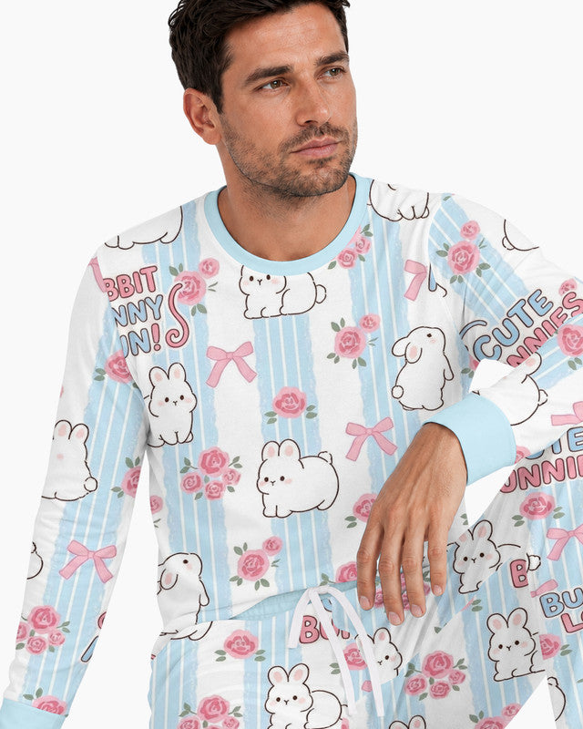 Hoppy Friends Bamboo Men Pajama Set