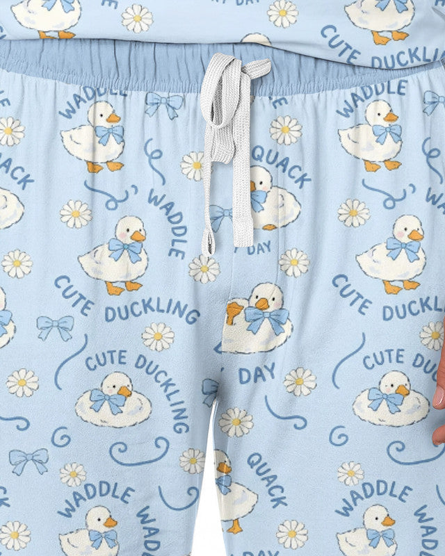 Happy Ducky Day Bamboo Men Pajama Set
