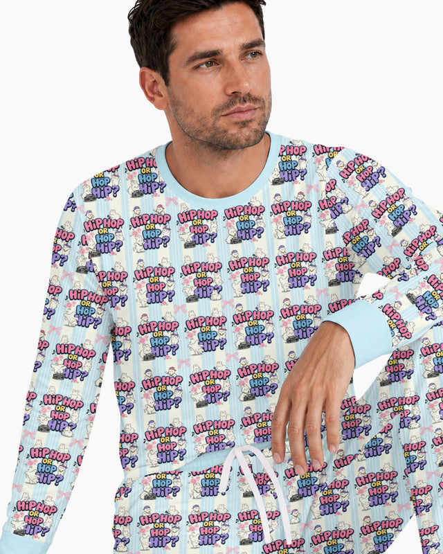 Boombox Bunny Bamboo Men Pajama Set