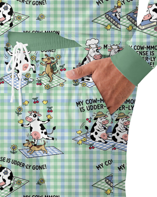 Common Sense Is Udderly Gone Bamboo Men Pajama Set